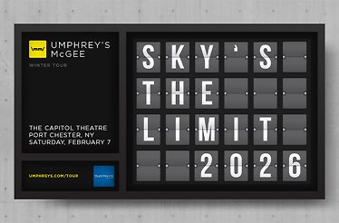 Promotional banner for UMPHREY'S McGEE